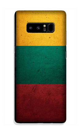 Color Pattern Mobile Back Case for Galaxy Note 8 (Design - 374)