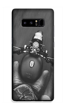 Royal Enfield Mobile Back Case for Galaxy Note 8 (Design - 382)