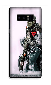 Biker Mobile Back Case for Galaxy Note 8 (Design - 383)