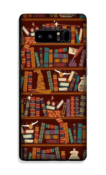 Book Shelf Mobile Back Case for Galaxy Note 8 (Design - 390)