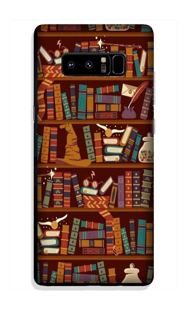 Book Shelf Mobile Back Case for Galaxy Note 8 (Design - 390)