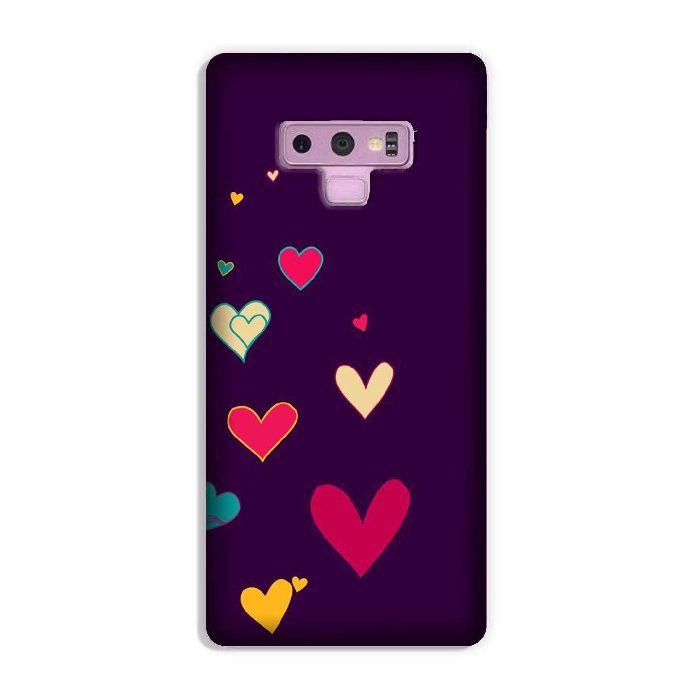 Purple Background Case for Galaxy Note 9  (Design - 107)