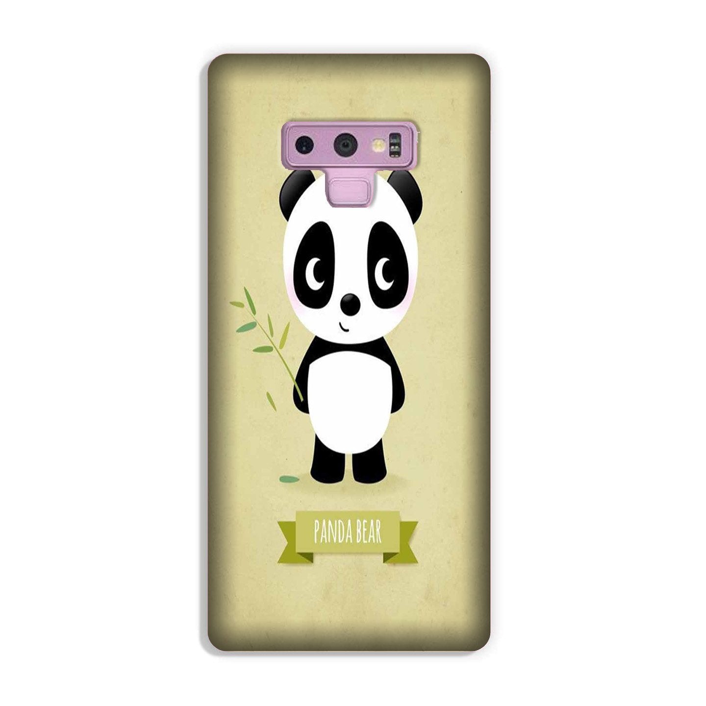 Panda Bear Mobile Back Case for Galaxy Note 9(Design - 317)