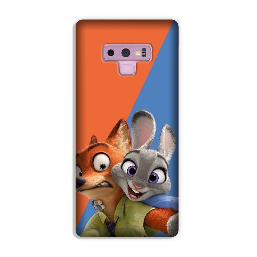Cartoon Mobile Back Case for Galaxy Note 9  (Design - 346)