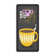 Big Cups Coffee Mobile Back Case for Galaxy Note 9  (Design - 352)