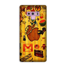 Wooden Texture Mobile Back Case for Galaxy Note 9  (Design - 367)