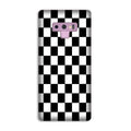 Black White Boxes Mobile Back Case for Galaxy Note 9  (Design - 372)