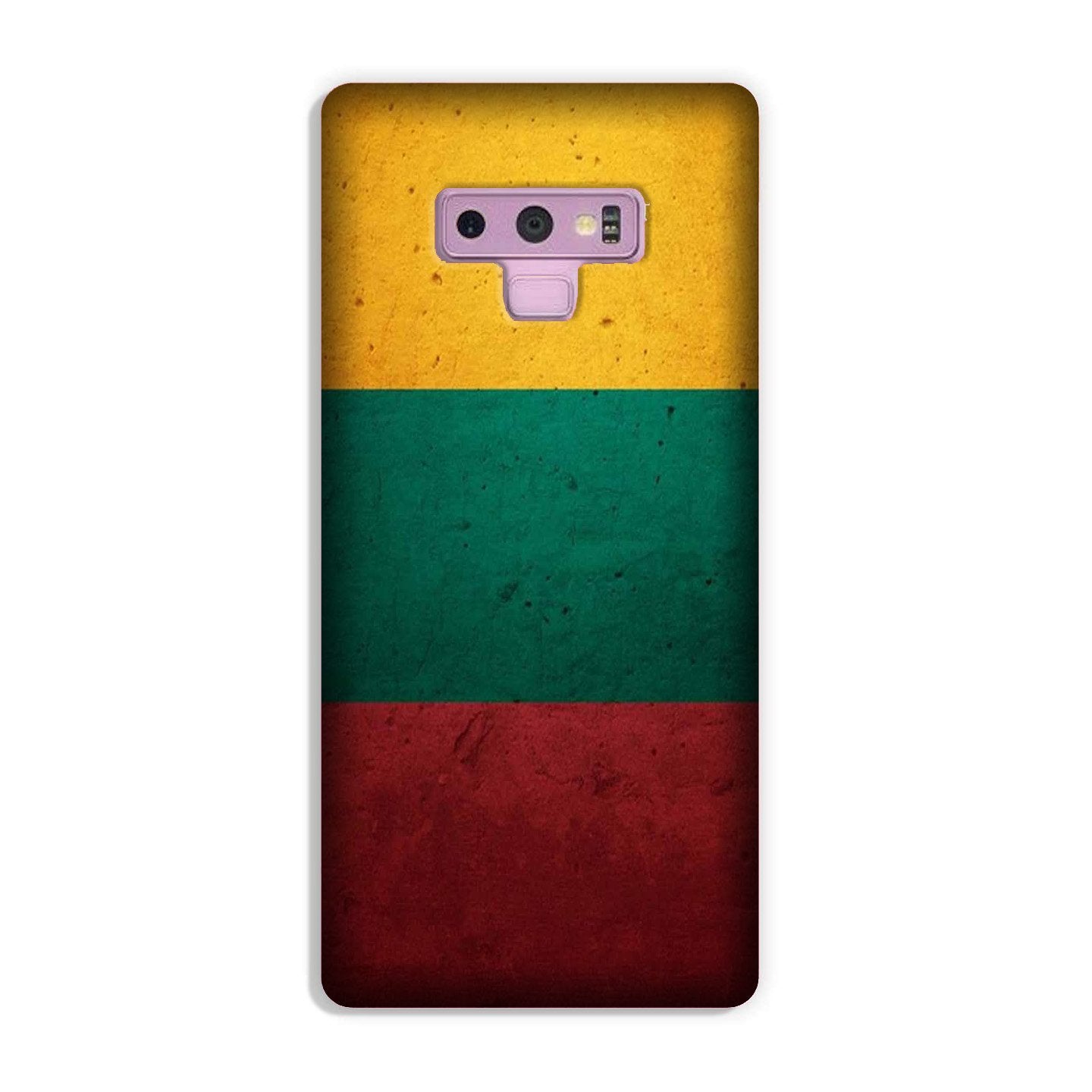 Color Pattern Mobile Back Case for Galaxy Note 9  (Design - 374)