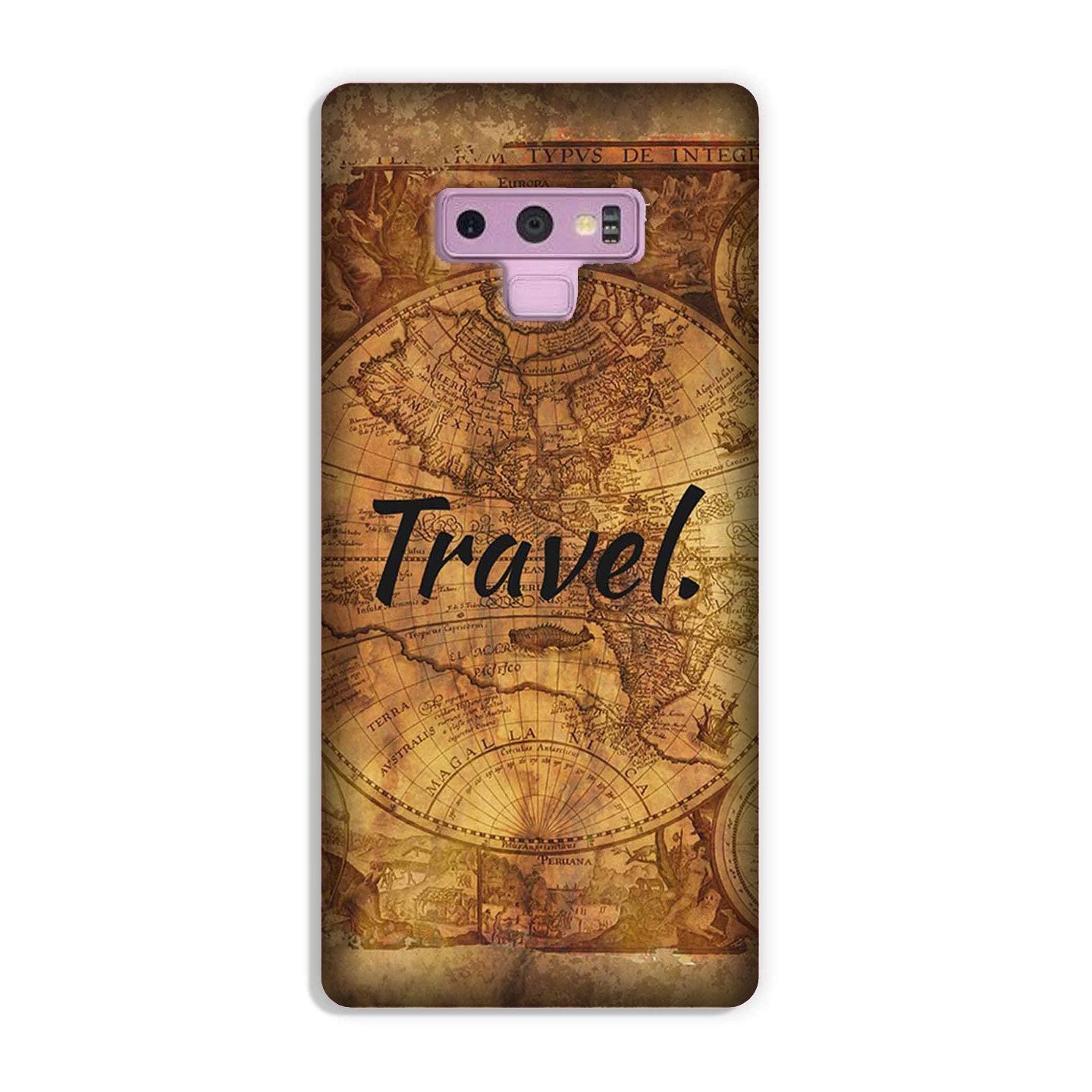 Travel Mobile Back Case for Galaxy Note 9  (Design - 375)