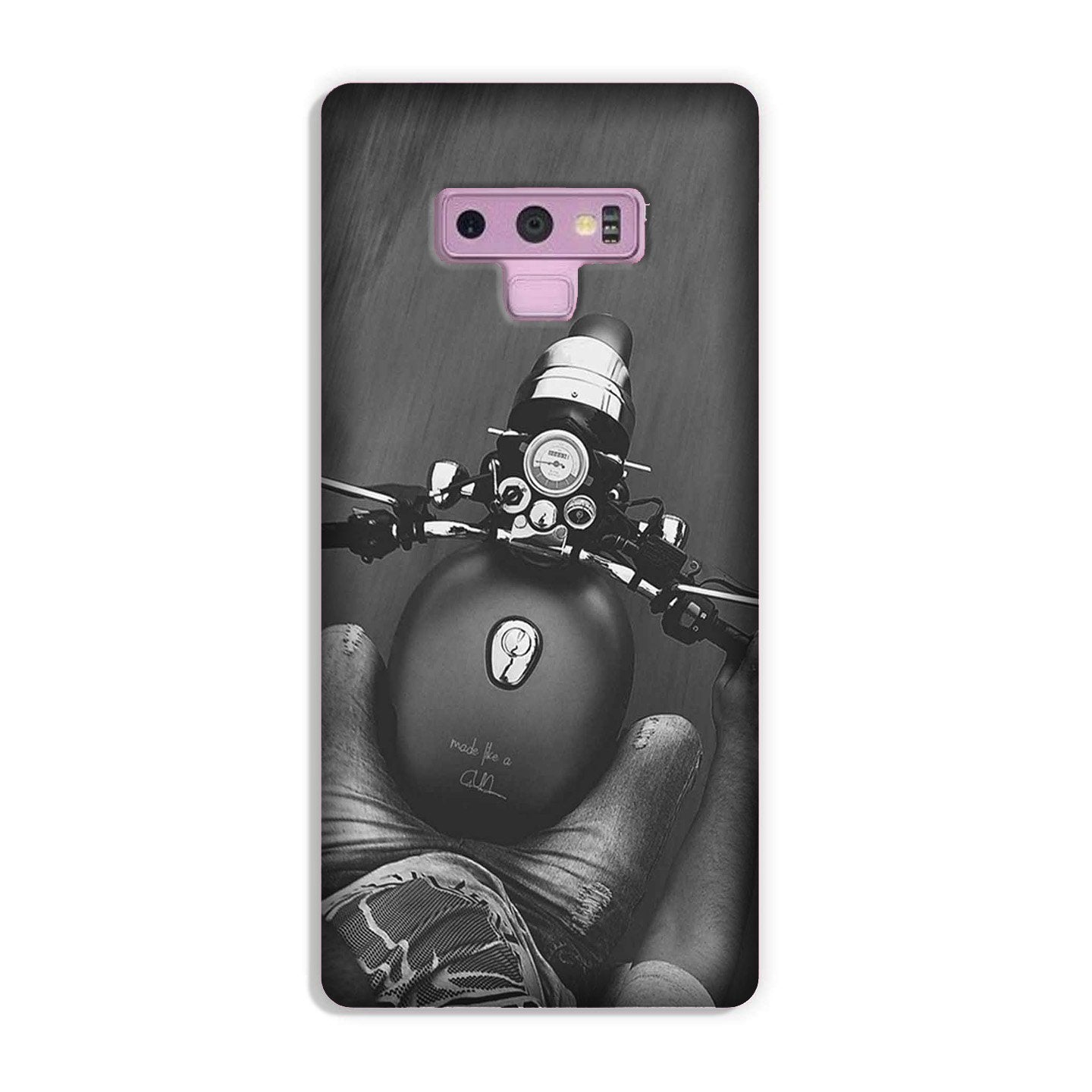 Royal Enfield Mobile Back Case for Galaxy Note 9  (Design - 382)