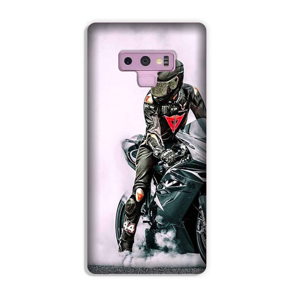 Biker Mobile Back Case for Galaxy Note 9  (Design - 383)