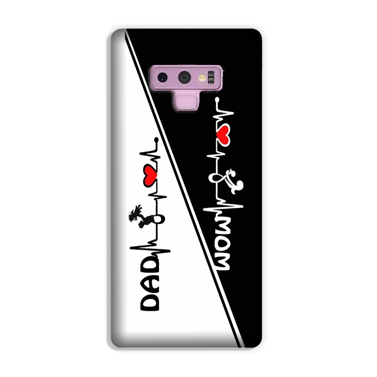 Love Mom Dad Mobile Back Case for Galaxy Note 9  (Design - 385)