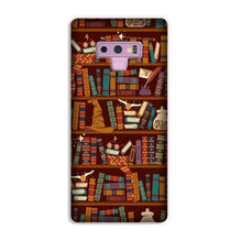 Book Shelf Mobile Back Case for Galaxy Note 9  (Design - 390)