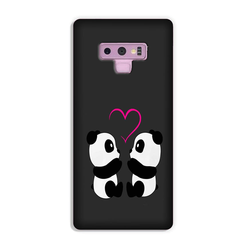 Panda Love Mobile Back Case for Galaxy Note 9  (Design - 398)