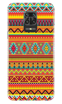 Zigzag line pattern Mobile Back Case for Xiaomi Redmi Note 9 Pro (Design - 4)