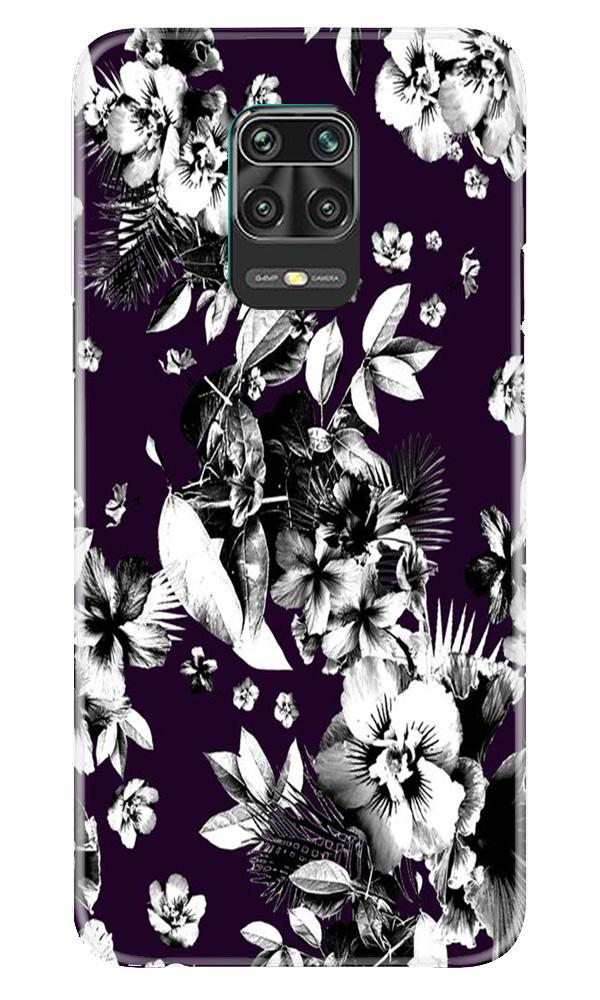 white flowers Case for Xiaomi Redmi Note 9 Pro