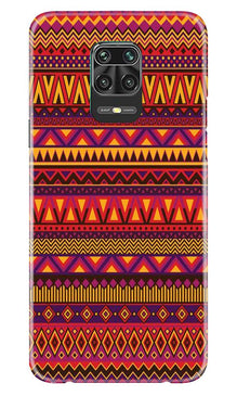 Zigzag line pattern2 Mobile Back Case for Xiaomi Redmi Note 9 Pro (Design - 10)