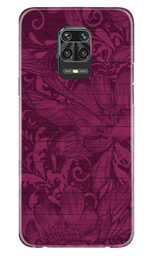 Purple Backround Mobile Back Case for Xiaomi Redmi Note 9 Pro Max (Design - 22)