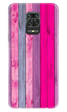 Wooden look Mobile Back Case for Xiaomi Redmi Note 9 Pro (Design - 24)