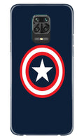 Captain America Case for Xiaomi Redmi Note 9 Pro