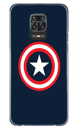 Captain America Case for Xiaomi Redmi Note 9 Pro Max