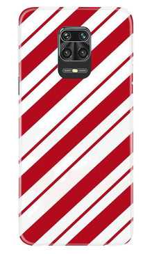 Red White Mobile Back Case for Xiaomi Redmi Note 9 Pro Max (Design - 44)