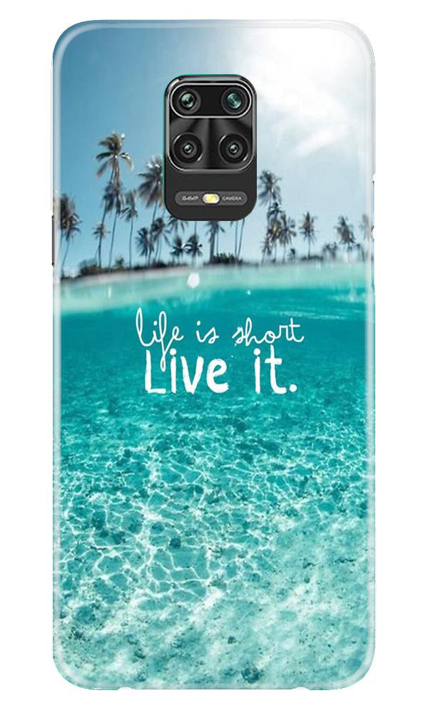 Life is short live it Case for Xiaomi Redmi Note 9 Pro Max