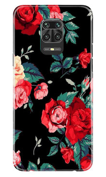 Red Rose2 Mobile Back Case for Xiaomi Redmi Note 9 Pro (Design - 81)