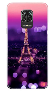 Eiffel Tower Mobile Back Case for Xiaomi Redmi Note 9 Pro Max (Design - 86)