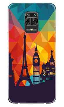 Eiffel Tower2 Mobile Back Case for Xiaomi Redmi Note 9 Pro Max (Design - 91)