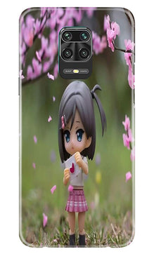 Cute Girl Mobile Back Case for Xiaomi Redmi Note 9 Pro Max (Design - 92)