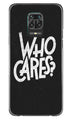 Who Cares Case for Xiaomi Redmi Note 9 Pro Max