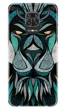 Lion Mobile Back Case for Xiaomi Redmi Note 9 Pro (Design - 97)