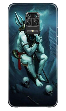 Lord Shiva Mahakal2 Mobile Back Case for Xiaomi Redmi Note 9 Pro Max (Design - 98)