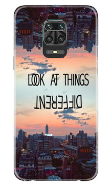 Look at things different Mobile Back Case for Xiaomi Redmi Note 9 Pro Max (Design - 99)