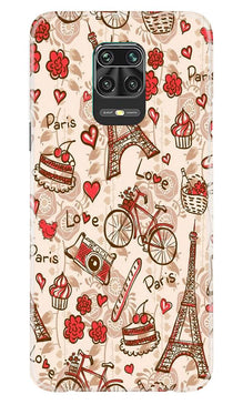 Love Paris Mobile Back Case for Xiaomi Redmi Note 9 Pro Max  (Design - 103)