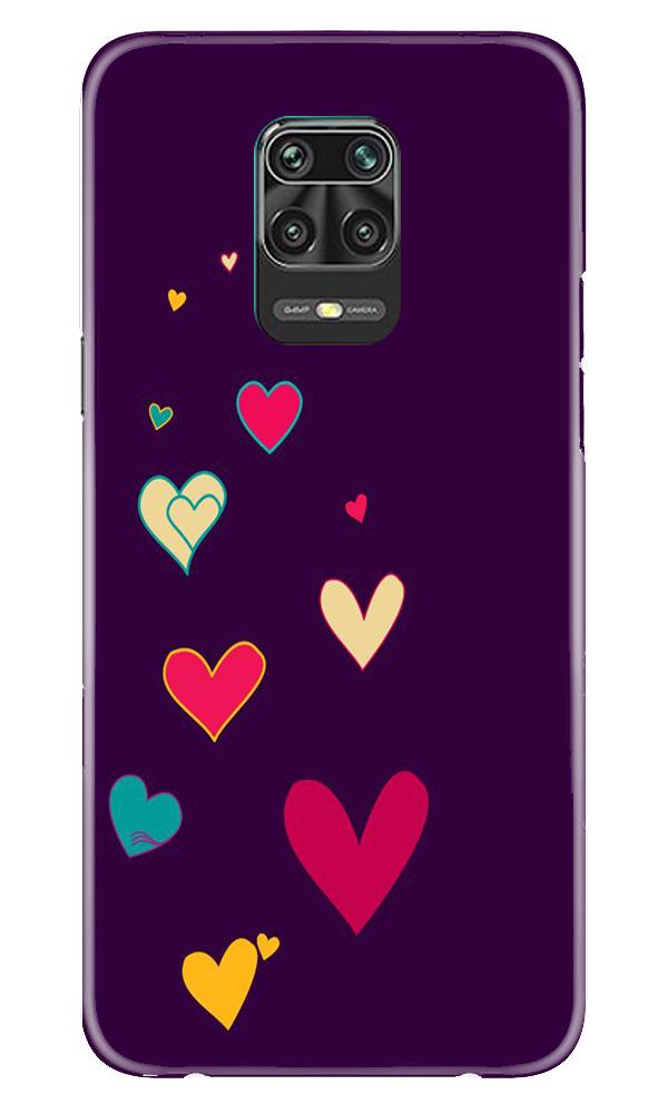 Purple Background Case for Xiaomi Redmi Note 9 Pro(Design - 107)