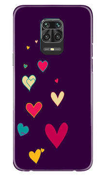 Purple Background Mobile Back Case for Xiaomi Redmi Note 9 Pro  (Design - 107)