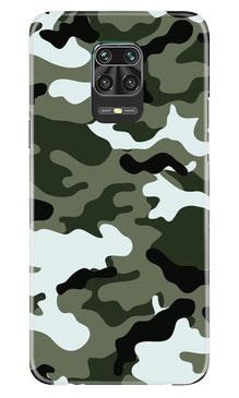 Army Camouflage Mobile Back Case for Xiaomi Redmi Note 9 Pro Max  (Design - 108)