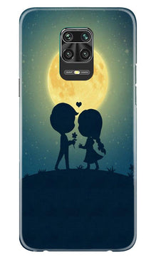 Love Couple Mobile Back Case for Xiaomi Redmi Note 9 Pro  (Design - 109)