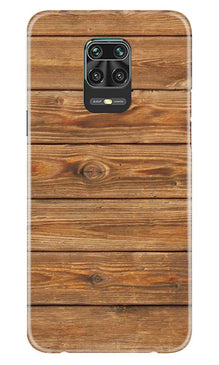 Wooden Look Mobile Back Case for Xiaomi Redmi Note 9 Pro Max  (Design - 113)