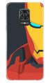 Iron Man Superhero Case for Xiaomi Redmi Note 9 Pro  (Design - 120)