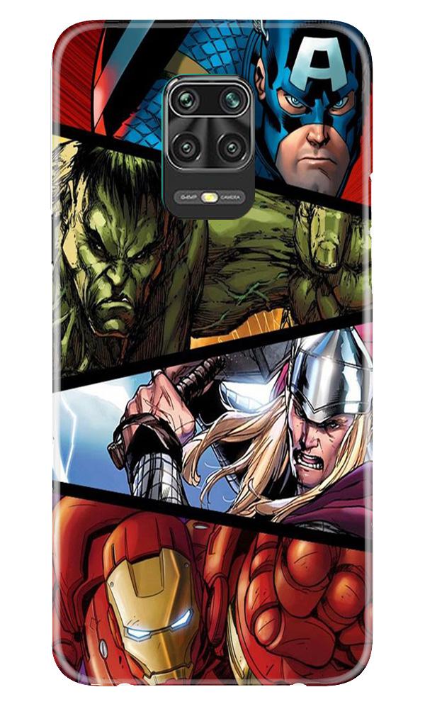 Avengers Superhero Case for Xiaomi Redmi Note 9 Pro  (Design - 124)