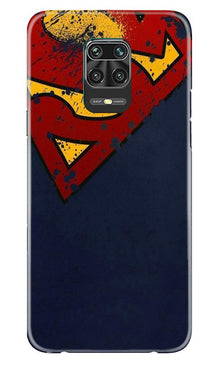 Superman Superhero Mobile Back Case for Xiaomi Redmi Note 9 Pro Max  (Design - 125)