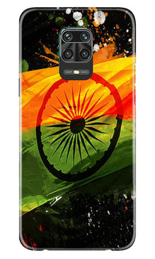 Indian Flag Mobile Back Case for Xiaomi Redmi Note 9 Pro  (Design - 137)