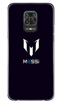 Messi Mobile Back Case for Xiaomi Redmi Note 9 Pro Max  (Design - 158)