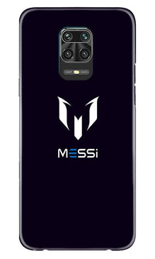 Messi Mobile Back Case for Xiaomi Redmi Note 9 Pro  (Design - 158)