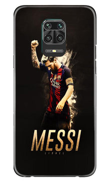 Messi Mobile Back Case for Xiaomi Redmi Note 9 Pro Max  (Design - 163)