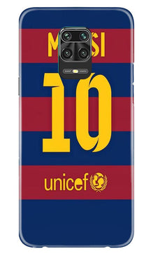 Messi Mobile Back Case for Xiaomi Redmi Note 9 Pro  (Design - 172)