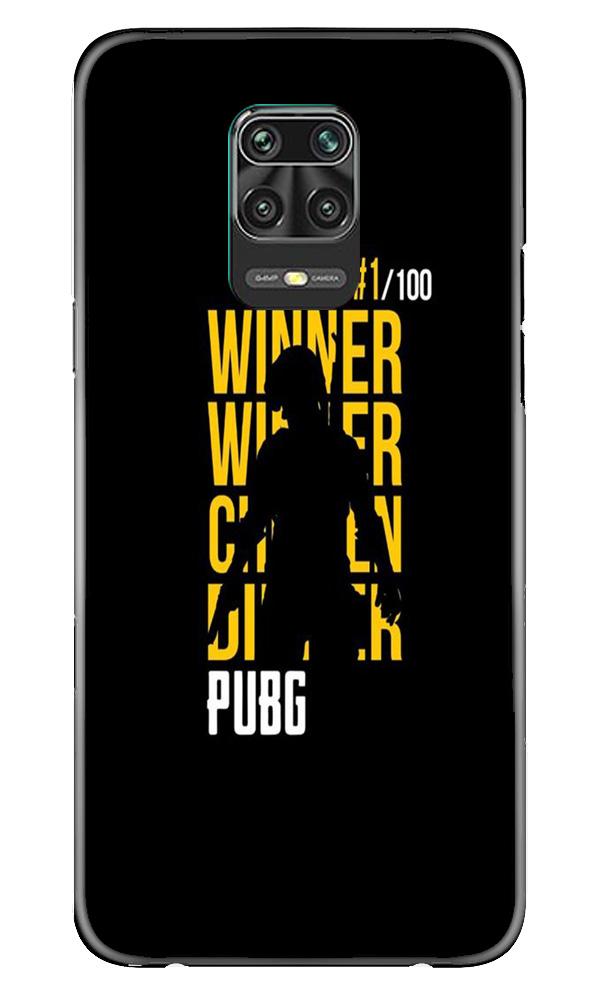 Pubg Winner Winner Case for Xiaomi Redmi Note 9 Pro(Design - 177)